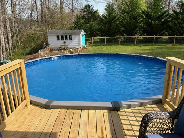 Above ground pool installation 2