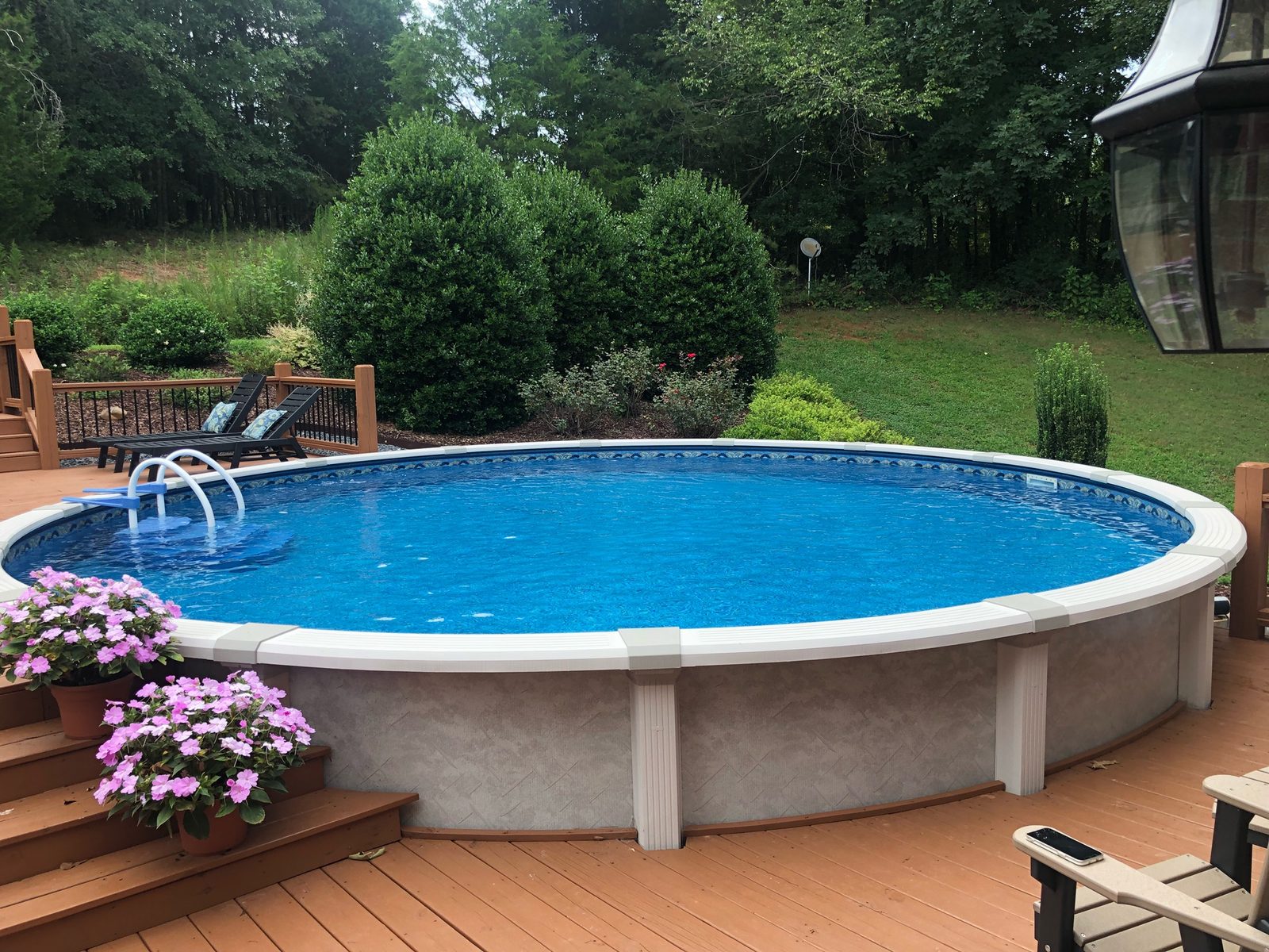 Above ground pool installation 5