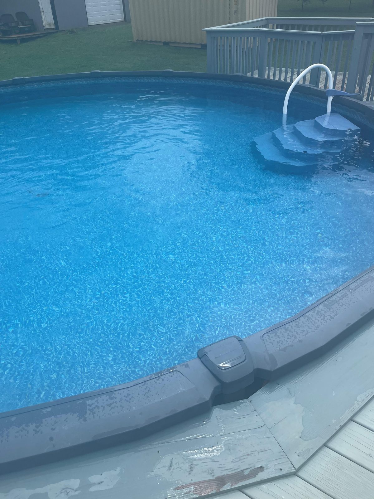 Above ground pool installation 8