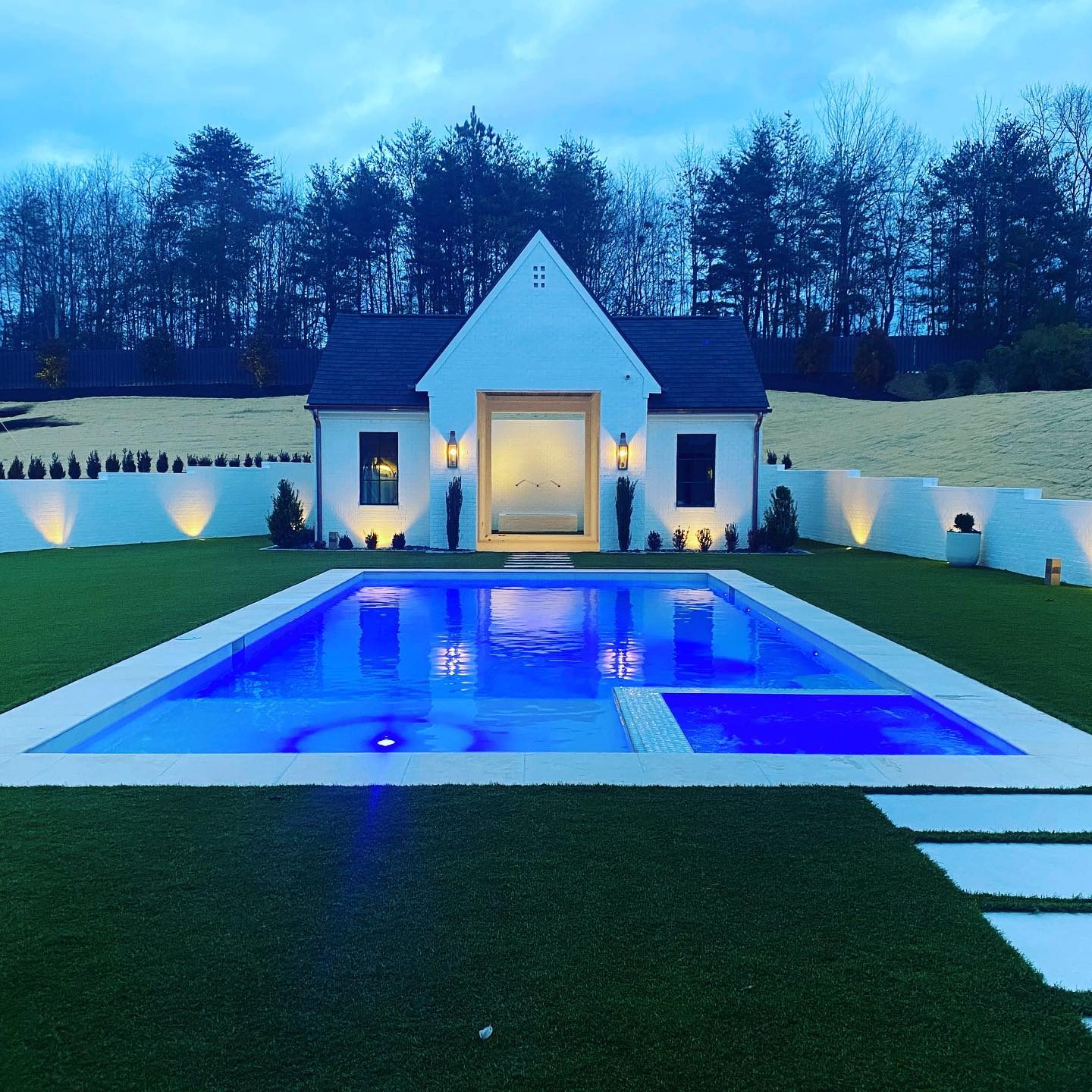 Inground pool installation 11