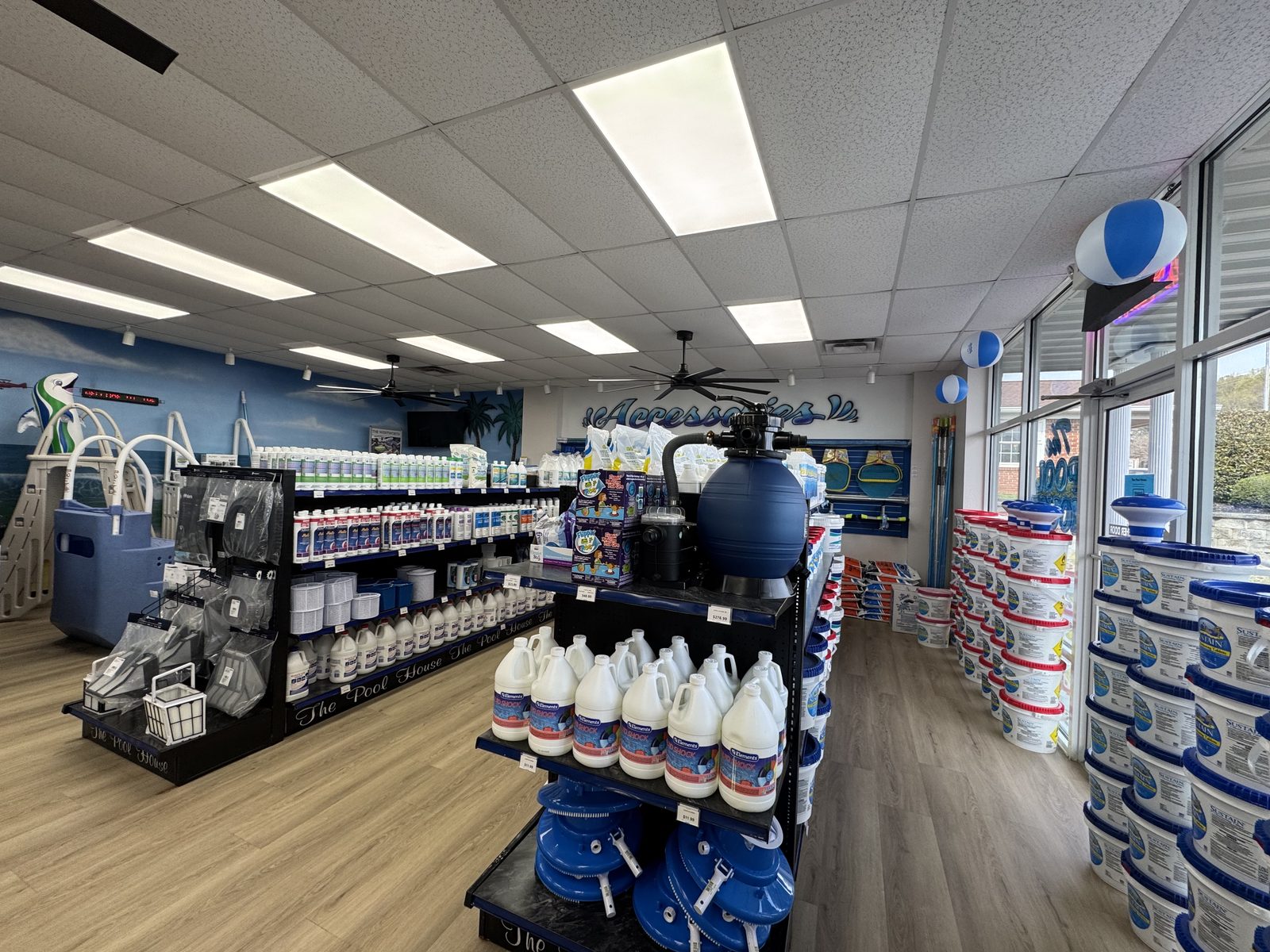 The Pool House store interior 2
